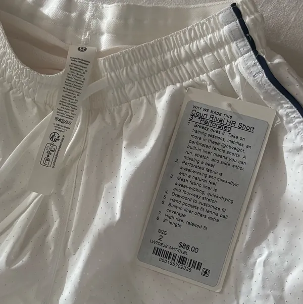 Lululemon Shorts Court Rival 3" - Image 2