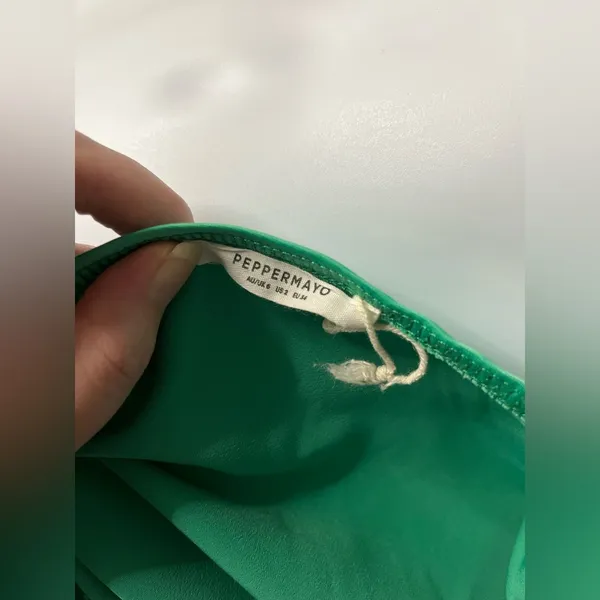 Peppermayo Women's Green Marseille Mini Dress Size 2 NWOT - Image 3