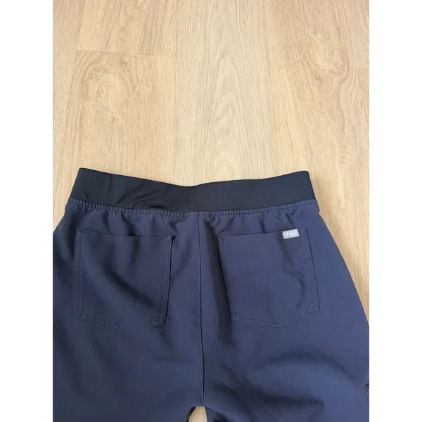 Figs Zamora Jogger Scrub Pants Women's S Technical Collection Navy Blue Nurse - Image 9