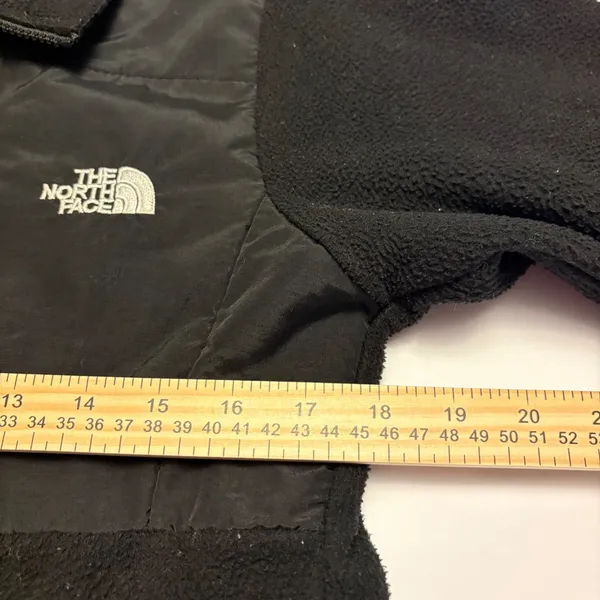 The North Face Denali Fleece Jacket Women S Black Full Zip Mixed Media - Image 6