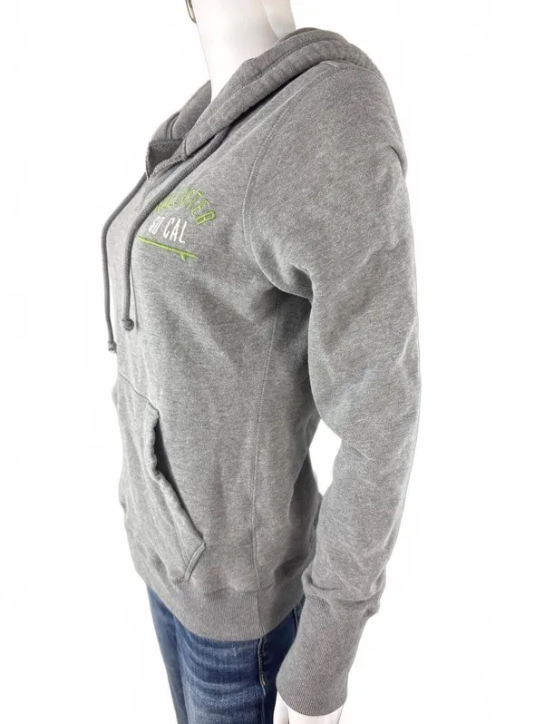 Hollister California Grey Hoodie Sweatshirt Medium - Image 2