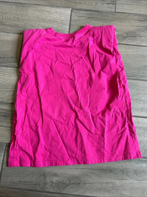 Zara Hot Pink Sleeveless Top - Image 3