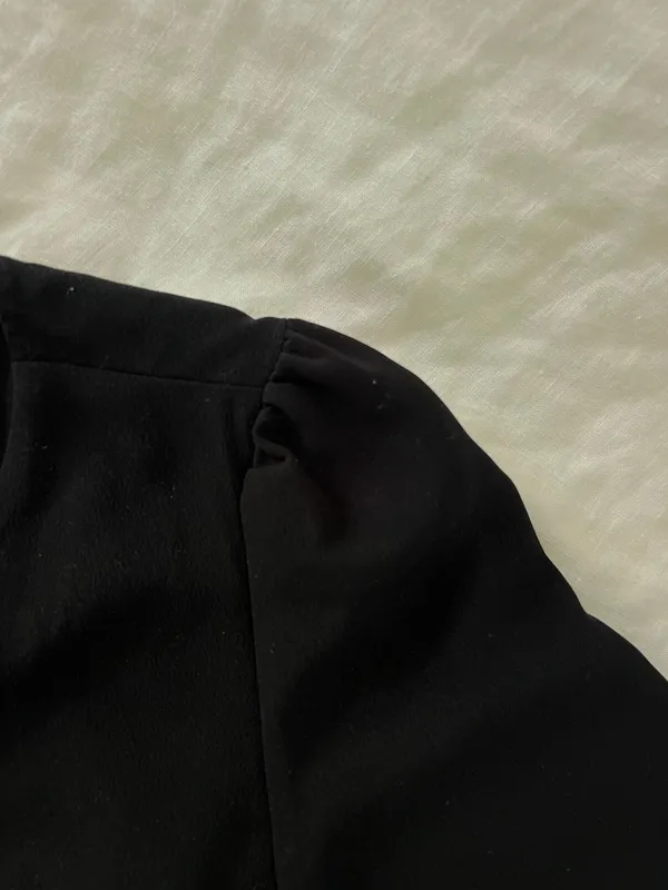 Abercrombie and fitch long sleeve front tie detailing top - Image 8