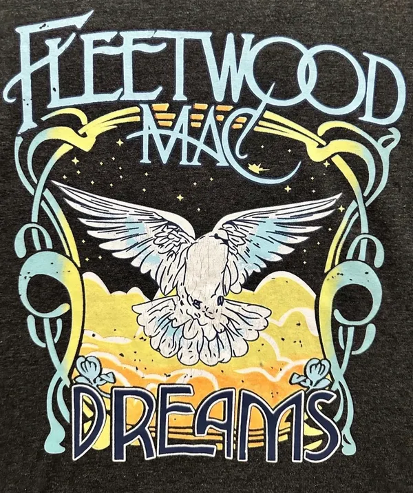 Fleetwood Mac Rock Band Dreams Songbird Shirt - Image 4