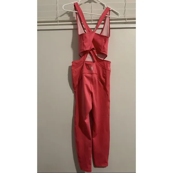 Free People FP Movement S Back It Up Workout One Piece Jumpsuit Bodysuit Gym - Image 6