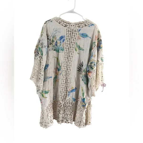 Spiaggia Dolce Floral Sheer Swim Coverup - Image 7