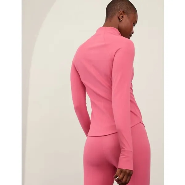 New Athleta S Salutation Jacket Dragonfruit Pink Size Small - Image 3