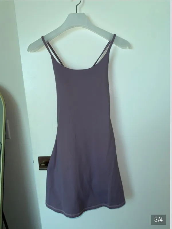 Halara Lavender Scoop Neck Athletic Dress - Image 5