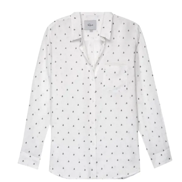 🪩 Rails Label Nautical Boat Print Button-Down Blouse Size Large - Image 2