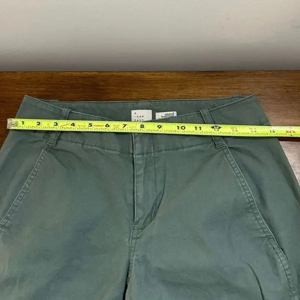 A New Day high waisted wide leg stretch pants Olive Green Coastal Size 2 - Image 4