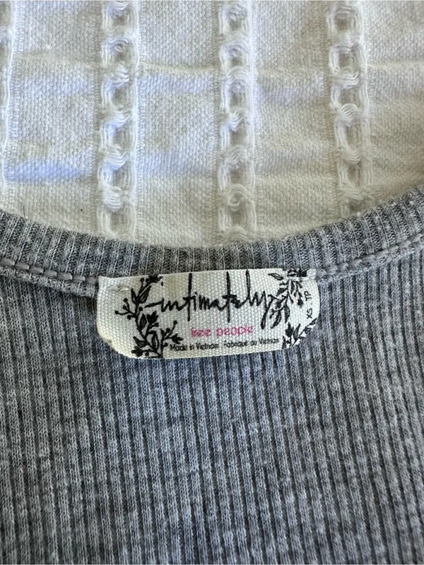Free People - Grey oversized tank - Image 3