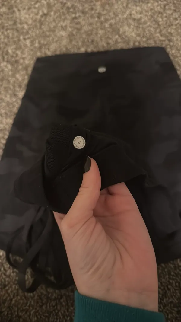 Black Camo Lulu Bra & Biker Short Set - Image 5