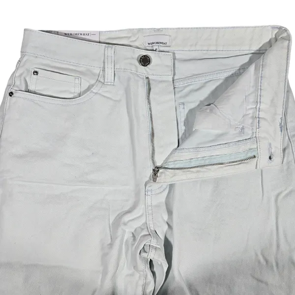 WEWOREWHAT Kick Flare Jeans Size 30 Stretch Denim Super‎ Bleached - Image 6