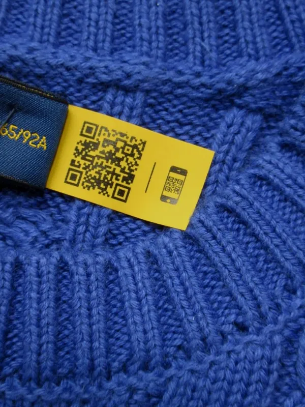 NWT Polo Ralph Lauren Cable-Knit Cotton Short-Sleeve Sweater in Blue M - Image 5