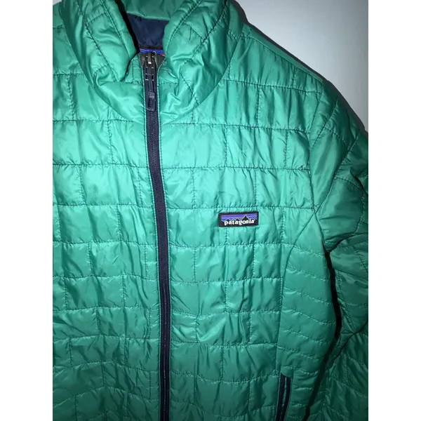 Women's Patagonia Nano Puffer Jacket Blue Teal Size M - Image 2