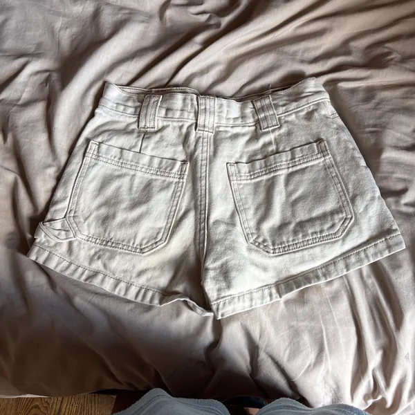 Pacsun cargo denim high waisted shorts - Image 2