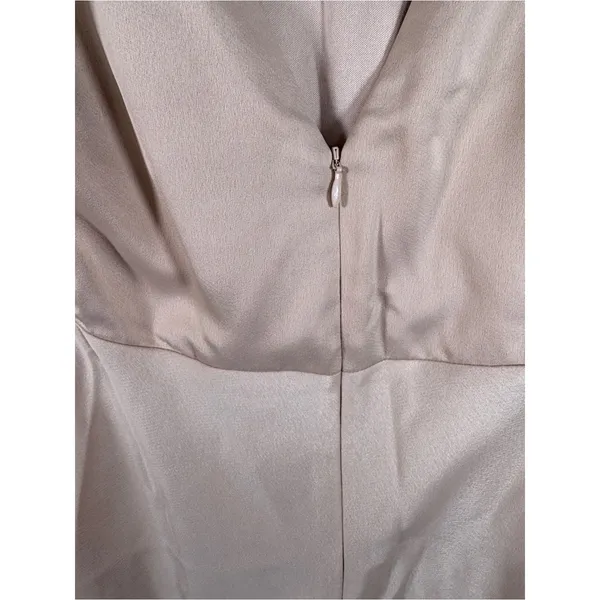 Sachin & Babi Pale Pink Maxi Dress Womens 0 Formal Bridesmaid Satin Floor Length - Image 7