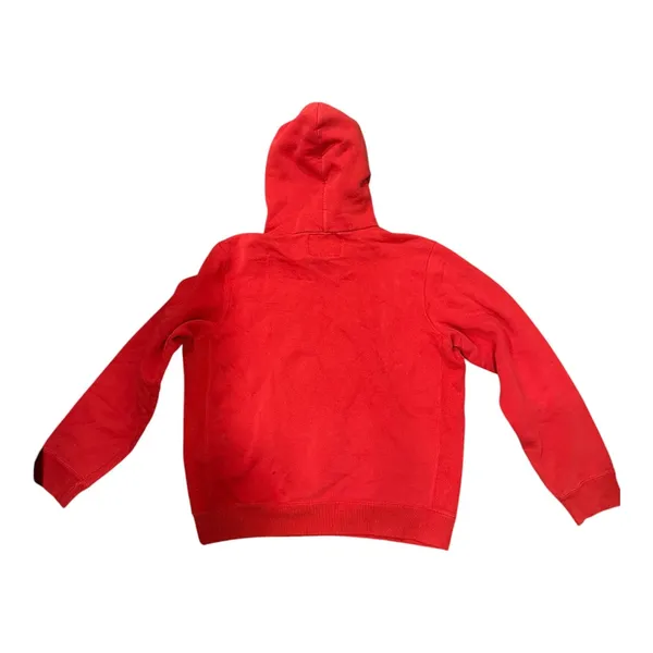 Vintage Y2K Abercrombie & Fitch Red Crest Hoodie Sweatshirt Size L A&F 92 - Image 4