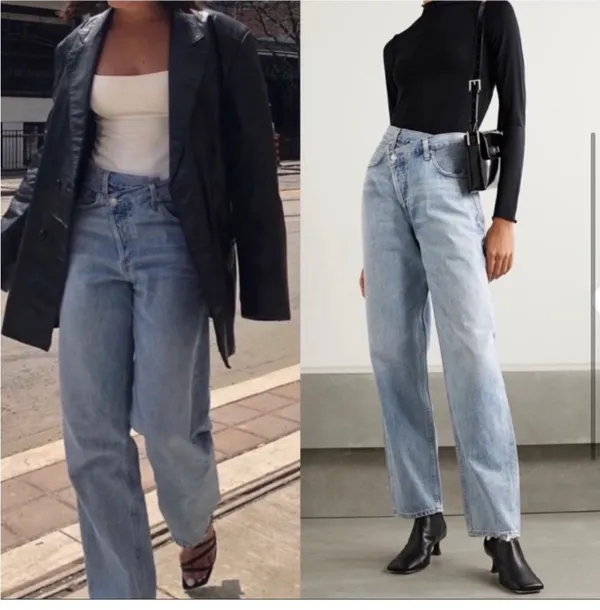 AGOLDE Criss Cross Jeans - Image 3