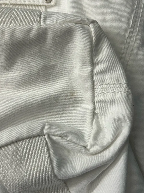 Aeropostale White Canvas Tote Bag with Strap Accents - Image 10