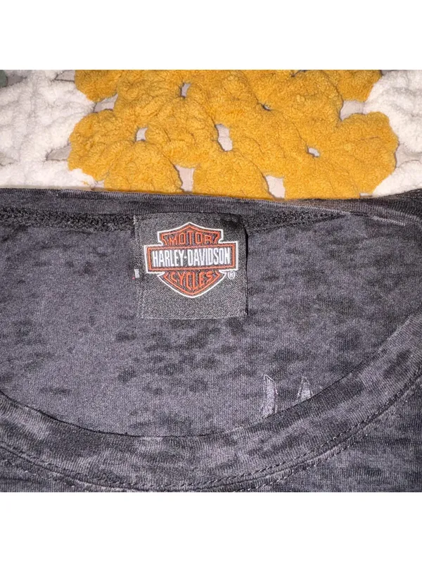 Harley-Davidson Woman’s XL St. Petersburg Florida Mineral Wash Motorcycle Tee - Image 6