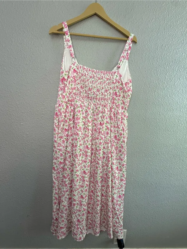 NWT Scarlett Darkness Floral Milkmaid Midi Dress Size XL - Image 4