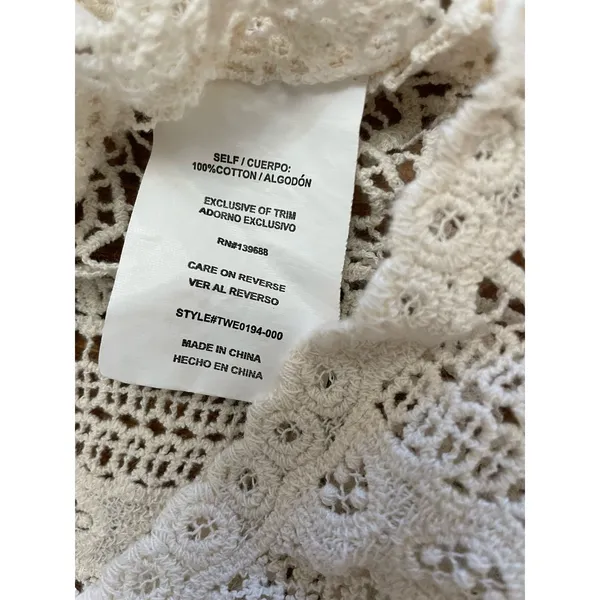 Altard State Crochet Sheer Boho Beachy Indie Top Size‎ S - Image 10
