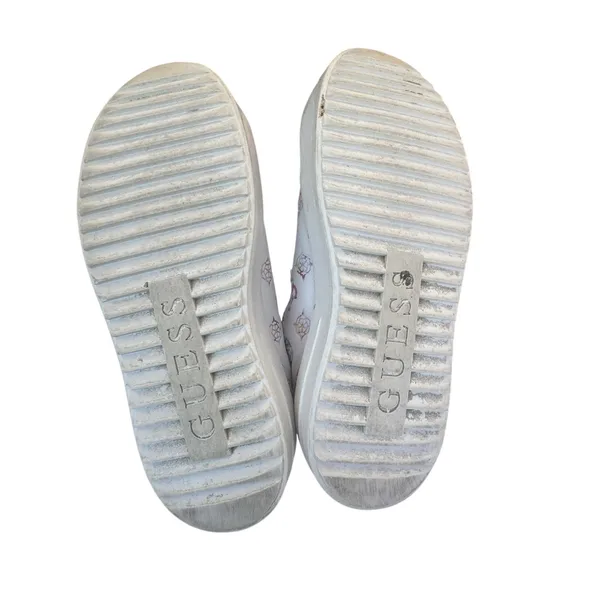 GUESS Denesa Platform Sneakers Chunky Treaded Shoes Womens Size 6 Casual White - Image 8
