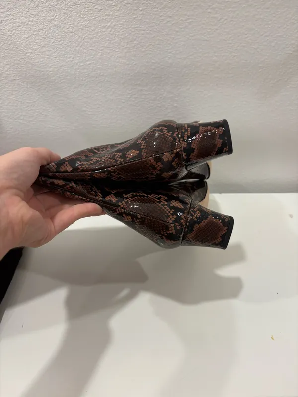 Antonio Melani Snakeskin Boots - Image 4