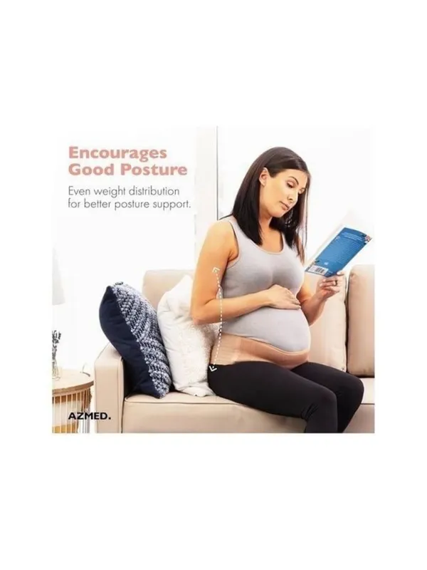 NEW Maternity Belly Band Pregnancy Abdomen Back Support Fits Up to 50" - Image 6