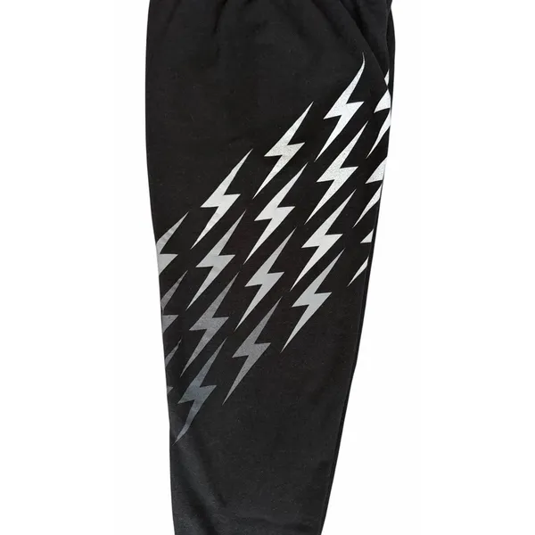 Aviator Nation Bolt Gradient Sweatpants Black/Gray Women's Size X-Large - Image 13