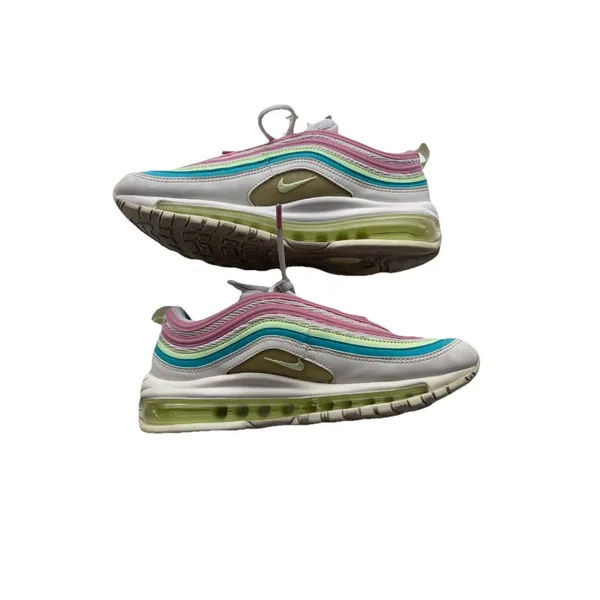 Nike Air Max 97 Women's Running Shoes SZ 7.5 White/Pink, CW7017-100 - Image 4