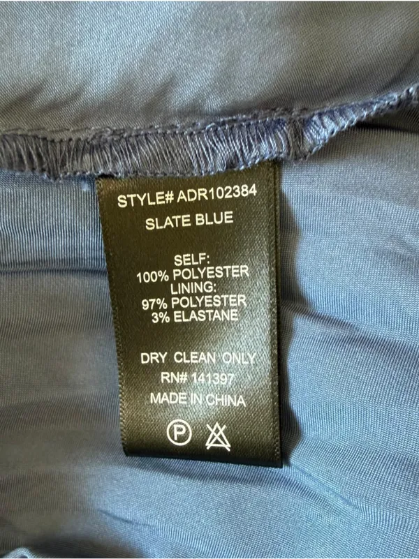 ASTR The Label - NWT Maeve Pleated Midi Dress Slate Blue Sz L - Image 9