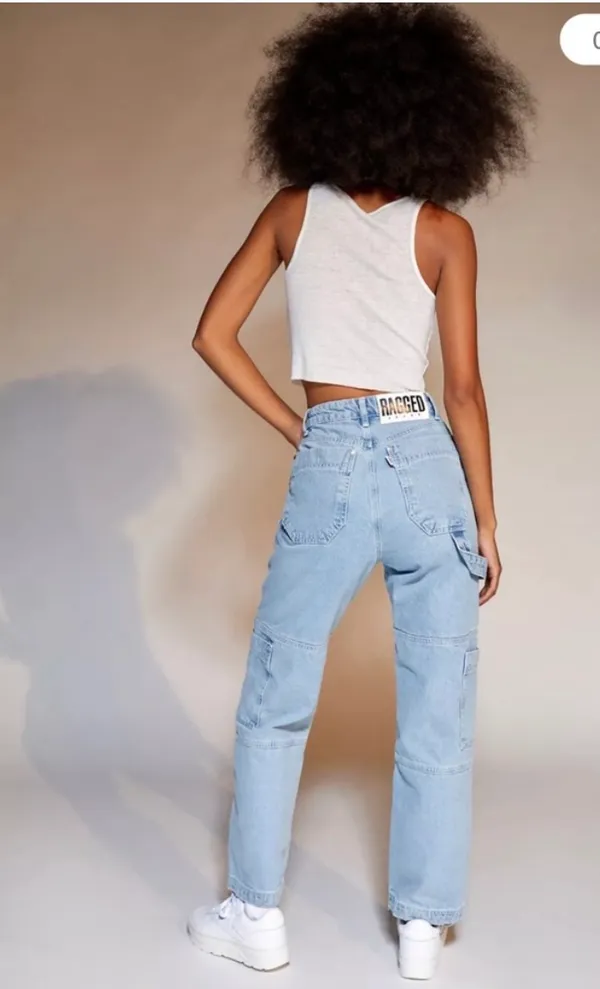 urban outfitters cargo jeans 24” - Image 4