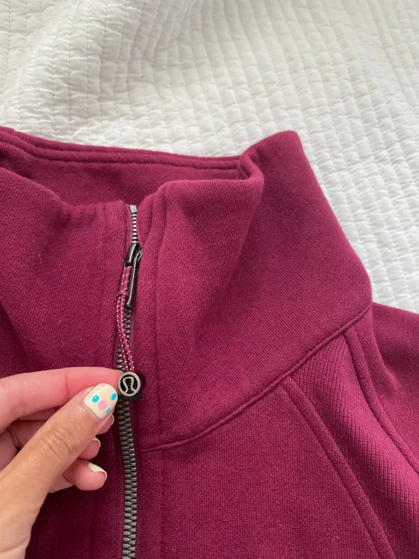 Lululemon maroon half zip scuba - Image 5