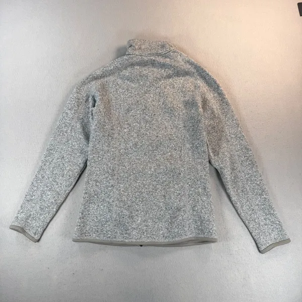 Patagonia Better Sweater Full Zip Jacket Gray Heather Fleece Women Small - Image 7