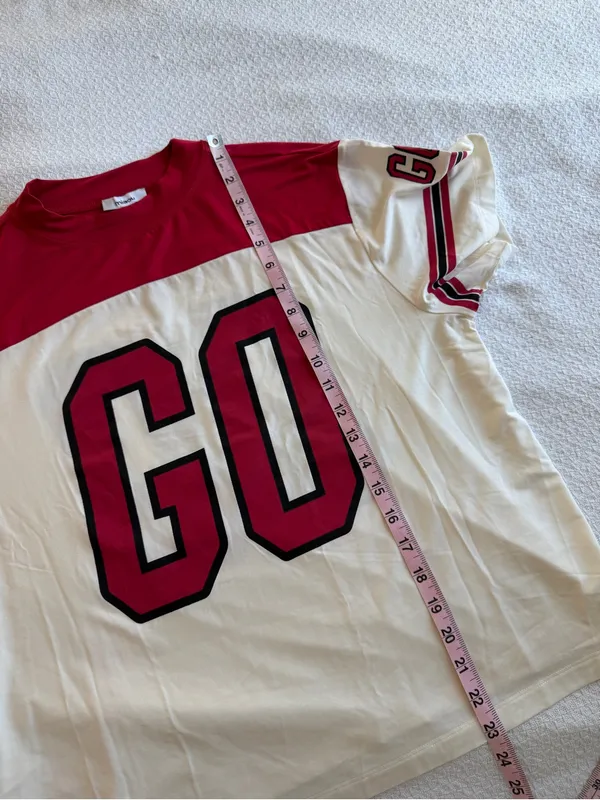 Miaou Knox Top GO Red White Rogue NEW NWT Large - Image 4