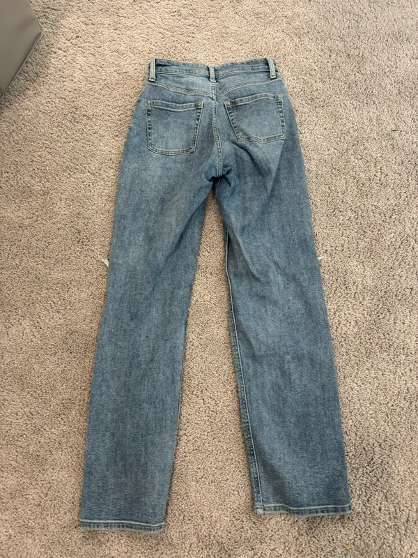 Ripped High-Waisted Jeans Wild Fable - Image 2
