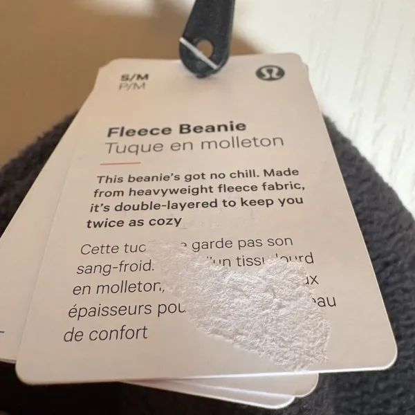 lululemon Fleece Beanie, Double Layer, NWT, S/M - Image 4