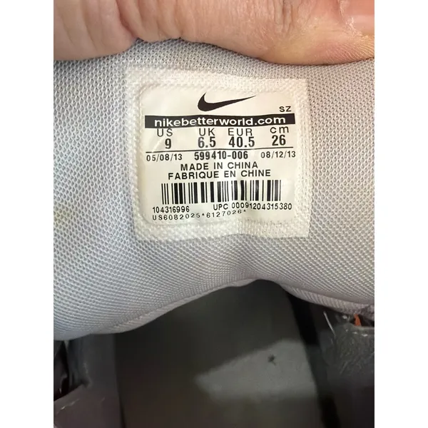 Nike Dunk Sky Hi Wedge Sneakers Womens Grey Safari Print‎ 599410-006 Size 9 - Image 5