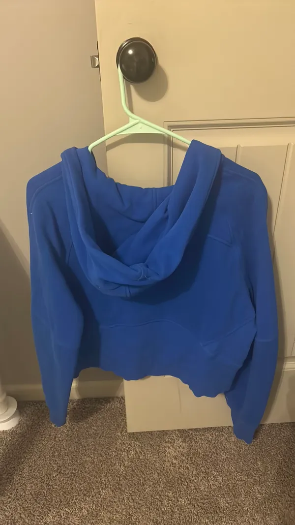 Blue Lululemon Scuba Hoodie Oversized Half-Zip - Image 4