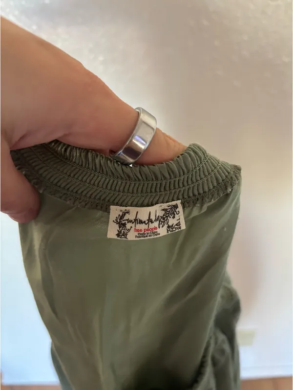 Free people midnight muse half slip green - Image 3