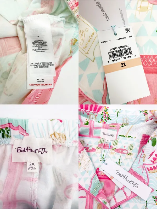BedHead X Anthropologie Parisian Delight Classic Jersey Pajama Set Long Sleeve - Image 16