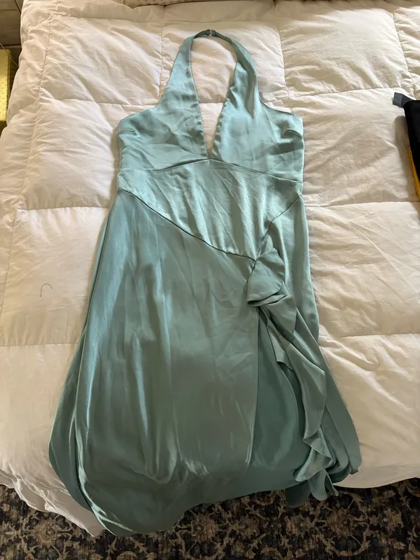 Oh Polly satin maxi dress - Image 2