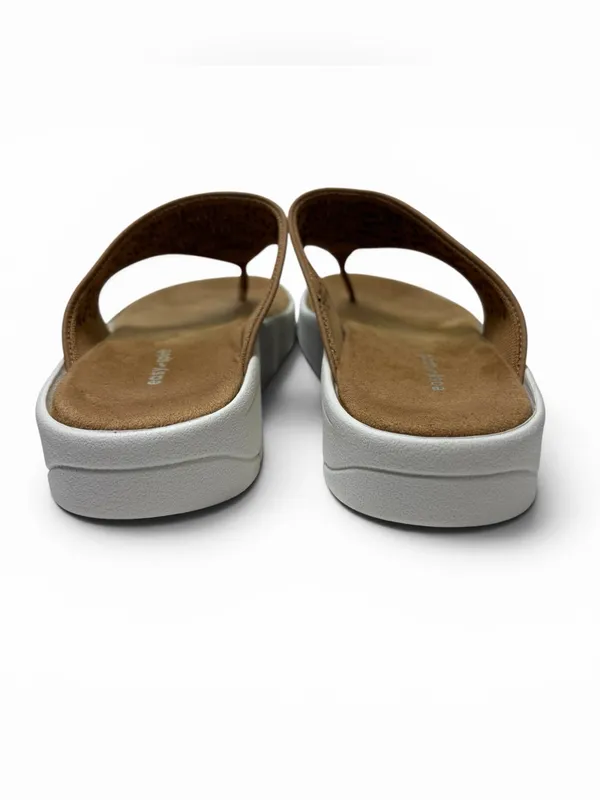 NWOT‎ EASY SPIRIT Rhee Tan Laser Cut Thong Platform Sandals Boho Festival, 9.5 - Image 4