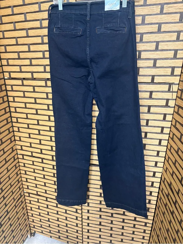 Curve Appeal High Rise Wide Leg Jeans Size 4/27 - Image 2