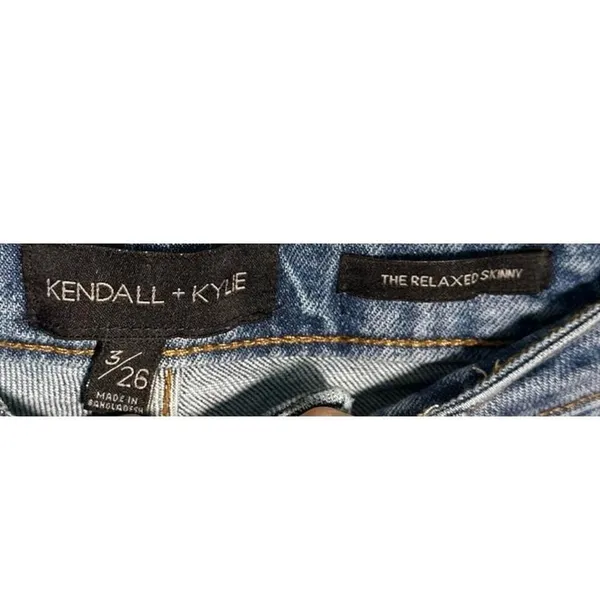 Kendall + Kylie The Relaxed Skinny Distressed Jeans - Image 4