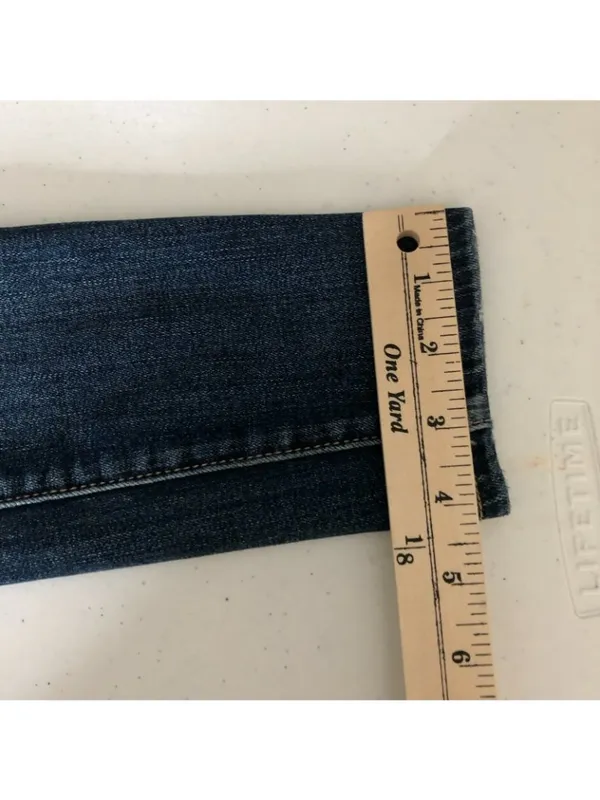 American Eagle Womens Jeans Hi-Rise Jegging Dark Wash Distressed Stretch 4 - Image 10