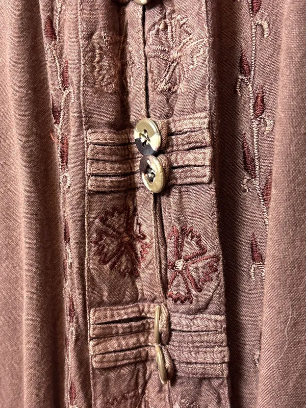 Beautiful and Unique Brown Native-Like Dress - Image 5