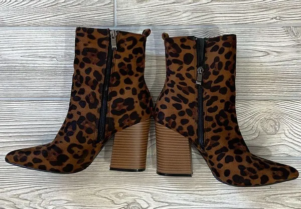 Beast Fashion Leopard Print Suede
High Top Boot - Image 3